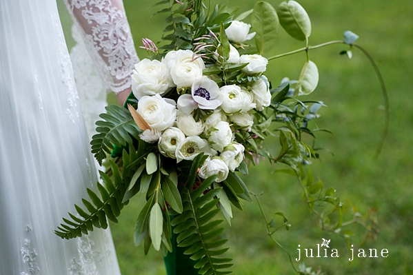 green and white wedding details by connecticut wedding photographer julia jane studios